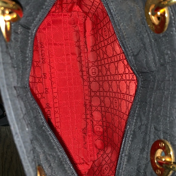 Christian Dior Cannage Nylon Handbag MM - Picture 8 of 8